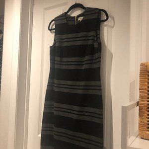 Clavin Klein Striped Shift Dress